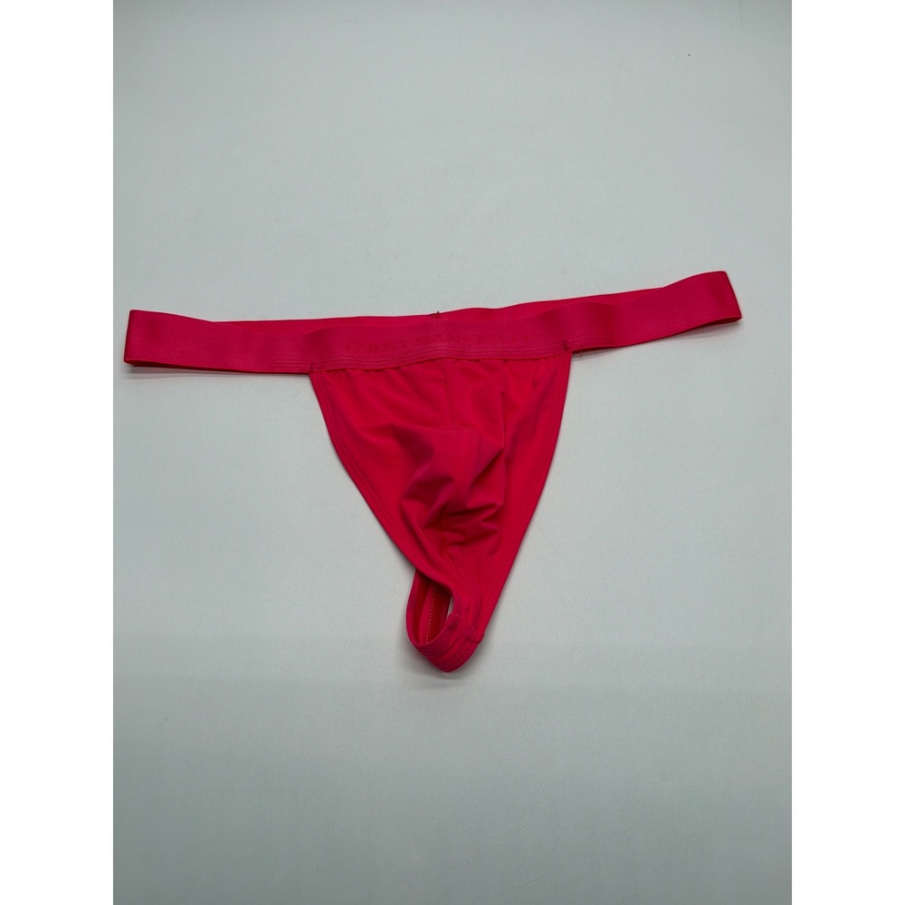 Todd Sanfield Mens Pink Athletic Supporter Jockstrap Logo Waistband Size L